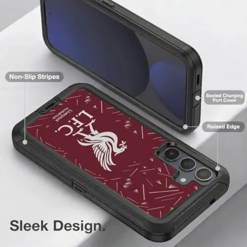 Head Case Designs Officially Licensed Liverpool Football Club Home 2026/27 Kit Ultra-Armoured Shockproof Case [Military Grade Protection] Compatible with Samsung Galaxy S24 FE - Head Case Designs (1)