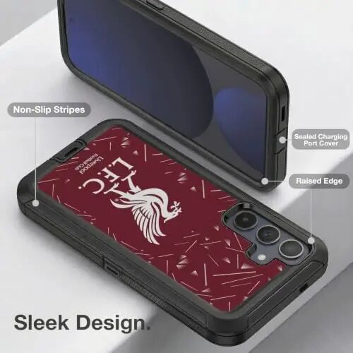 Head Case Designs Officially Licensed Liverpool Football Club Home 2026/27 Kit Ultra-Armoured Shockproof Case [Military Grade Protection] Compatible with Samsung Galaxy S24 FE - 2