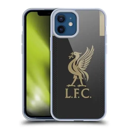 Head Case Designs Officially Licensed Liverpool Football Club Home Goalkeeper 2019/20 Kit Gel Case [Military Grade Protection] Compatible with Apple iPhone 12 / iPhone 12 and Compatible with MagSafe - 1