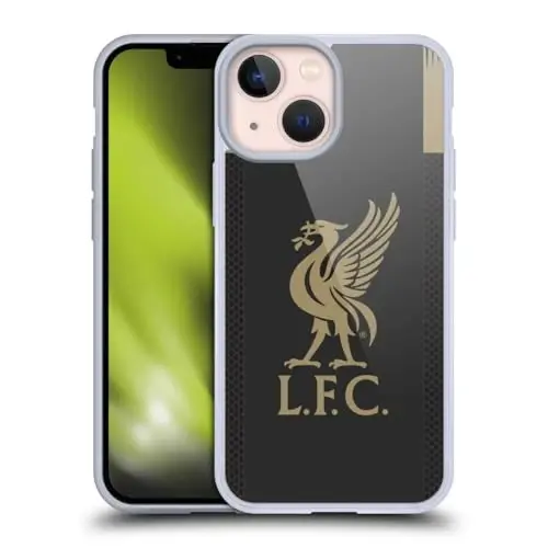 Head Case Designs Officially Licensed Liverpool Football Club Home Goalkeeper 2019/20 Kit Gel Case [Military Grade Protection] Compatible with Apple iPhone 13 Mini and Compatible with MagSafe - 1