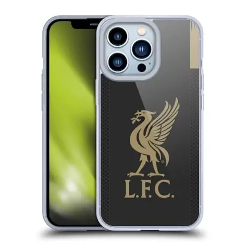 Head Case Designs Officially Licensed Liverpool Football Club Home Goalkeeper 2019/20 Kit Gel Case [Military Grade Protection] Compatible with Apple iPhone 13 Pro and Compatible with MagSafe - 1
