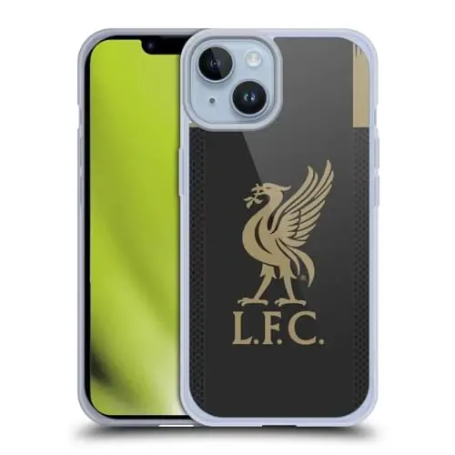 Head Case Designs Officially Licensed Liverpool Football Club Home Goalkeeper 2019/20 Kit Gel Case [Military Grade Protection] Compatible with Apple iPhone 14 and Compatible with MagSafe - 1