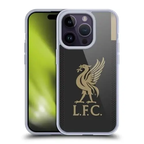 Head Case Designs Officially Licensed Liverpool Football Club Home Goalkeeper 2019/20 Kit Gel Case [Military Grade Protection] Compatible with Apple iPhone 14 Pro and Compatible with MagSafe 