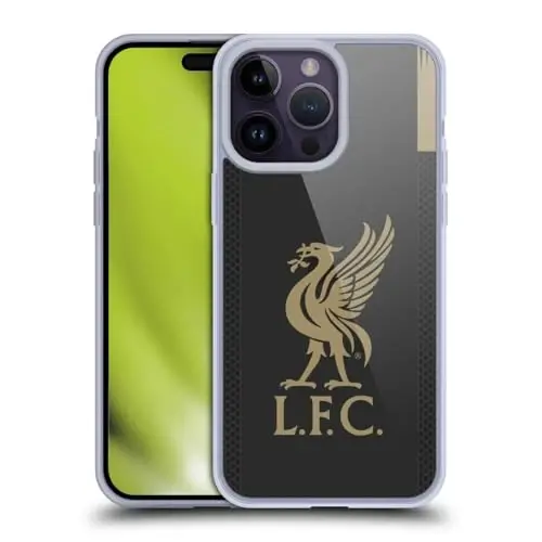 Head Case Designs Officially Licensed Liverpool Football Club Home Goalkeeper 2019/20 Kit Gel Case [Military Grade Protection] Compatible with Apple iPhone 14 Pro Max and Compatible with MagSafe 