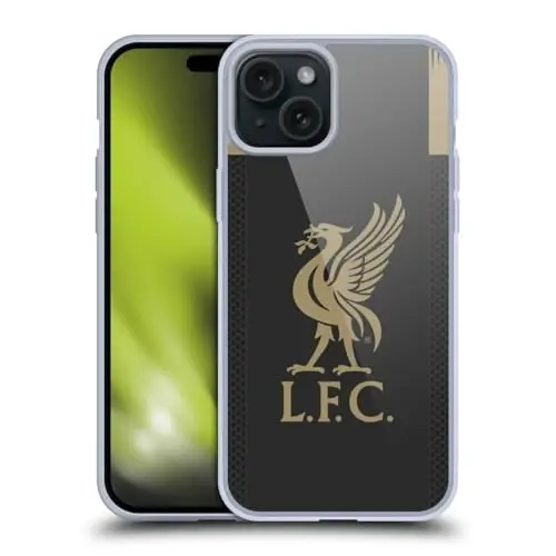 Head Case Designs Officially Licensed Liverpool Football Club Home Goalkeeper 2019/20 Kit Gel Case [Military Grade Protection] Compatible with Apple iPhone 15 Plus and Compatible with MagSafe - 1
