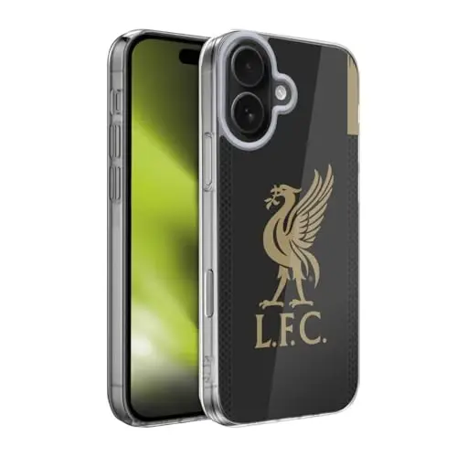 Head Case Designs Officially Licensed Liverpool Football Club Home Goalkeeper 2019/20 Kit Gel Case [Military Grade Protection] Compatible with Apple iPhone 17 - 1