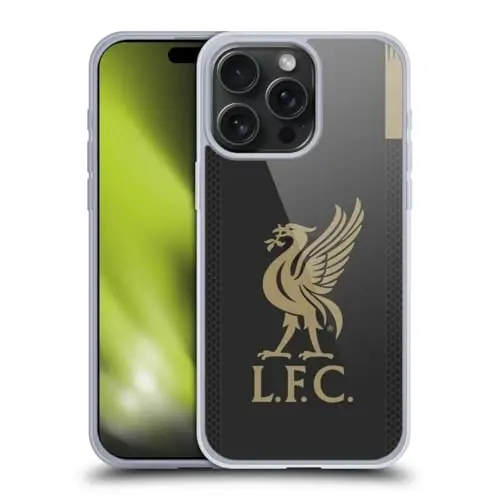 Head Case Designs Officially Licensed Liverpool Football Club Home Goalkeeper 2019/20 Kit Soft Gel Case Compatible with Apple iPhone 15 Pro Max 