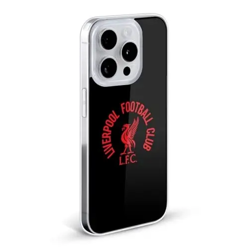Head Case Designs Officially Licensed Liverpool Football Club Red LFC On Black Liver Bird Gel Case [Harbiy darajadagi himoya] Apple iPhone 12 Mini bilan mos va MagSafe bilan mos 