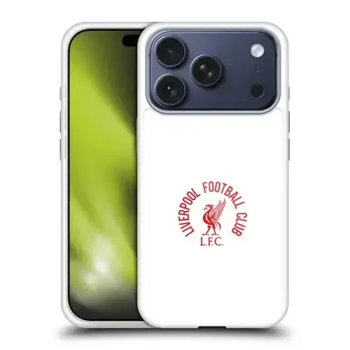 Head Case Designs Officially Licensed Liverpool Football Club Red LFC On White Liver Bird Gel Case [Military Grade Protection] Compatible with Apple iPhone 17 Pro - 4