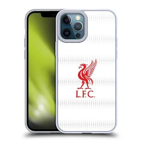 Head Case Designs Officially Licensed Liverpool Football Club Red Logo and Pattern Liver Bird Gel Case [Military Grade Protection] Compatible with Apple iPhone 12 Pro Max and Compatible with MagSafe - 1
