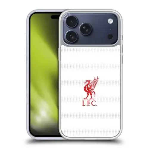 Head Case Designs Officially Licensed Liverpool Football Club Red Logo and Pattern Liver Bird Gel Case [Military Grade Protection] Compatible with Apple iPhone 17 Pro Max - 4