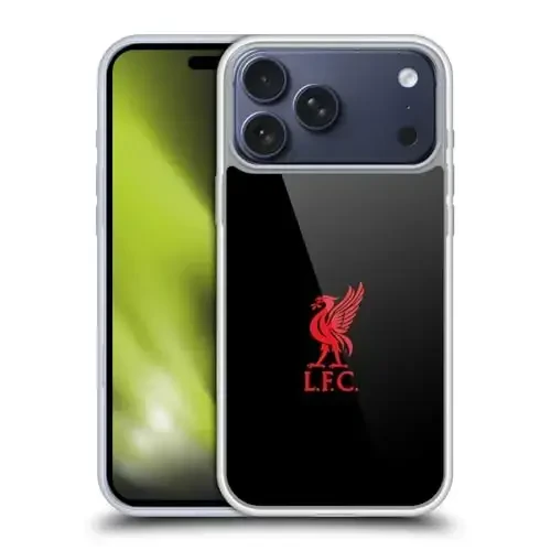 Head Case Designs Officially Licensed Liverpool Football Club Red Logo On Black Liver Bird Gel Case [Military Grade Protection] Compatible with Apple iPhone 17 Pro Max - 4