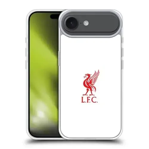 Head Case Designs Officially Licensed Liverpool Football Club Red Logo On White Liver Bird Gel Case [Military Grade Protection] Compatible with Apple iPhone 17 Air - 4