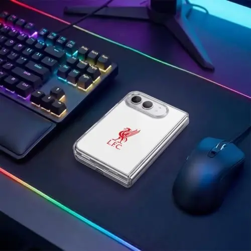 Head Case Designs Officially Licensed Liverpool Football Club Red Logo On White Liver Bird Gel Case [Military Grade Protection] Compatible with Apple iPhone Duo and Compatible with MagSafe - 5