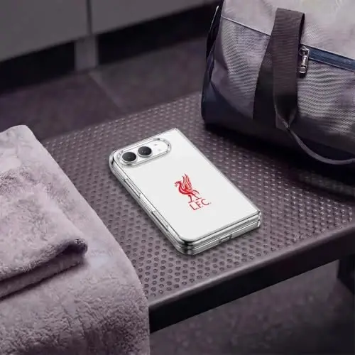 Head Case Designs Officially Licensed Liverpool Football Club Red Logo On White Liver Bird Gel Case [Military Grade Protection] Compatible with Apple iPhone Duo and Compatible with MagSafe - 6