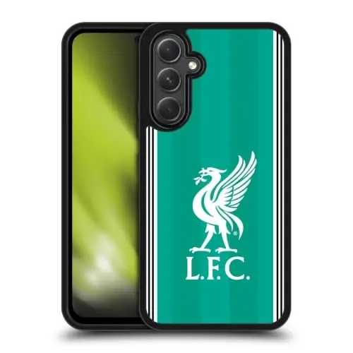 Head Case Designs Officially Licensed Liverpool Football Club Third 2025/26 Kit Gel Armor Case [Military Grade Drop Protection] Compatible with Samsung Galaxy A54 5G 