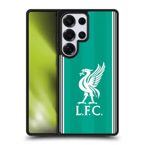 Head Case Designs Officially Licensed Liverpool Football Club Third 2025/26 Kit Gel Armor Case [Military Grade Drop Protection] Compatible with Samsung Galaxy S25 Ultra 