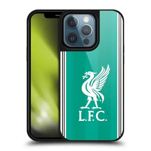 Head Case Designs Officially Licensed Liverpool Football Club Third 2025/26 Kit Gel Armour Case [Military Grade Protection] Compatible with Apple iPhone 13 Pro - HEAD CASE DESIGNS