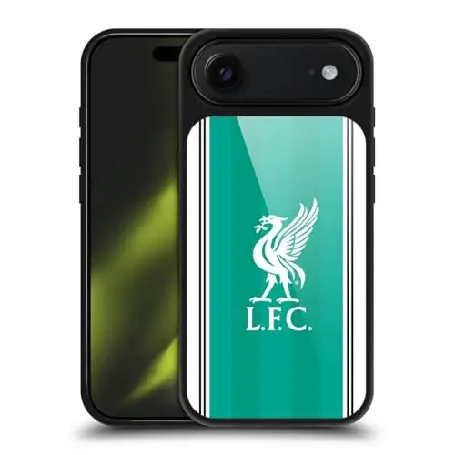 Head Case Designs Officially Licensed Liverpool Football Club Third 2025/26 Kit Gel Armour Case [Military Grade Protection] Compatible with Apple iPhone 17 Air - HEAD CASE DESIGNS