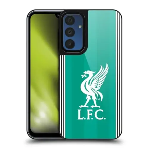 Head Case Designs Officially Licensed Liverpool Football Club Third 2025/26 Kit Gel Armour Case [Military Grade Protection] Compatible with Samsung Galaxy A15 - 1