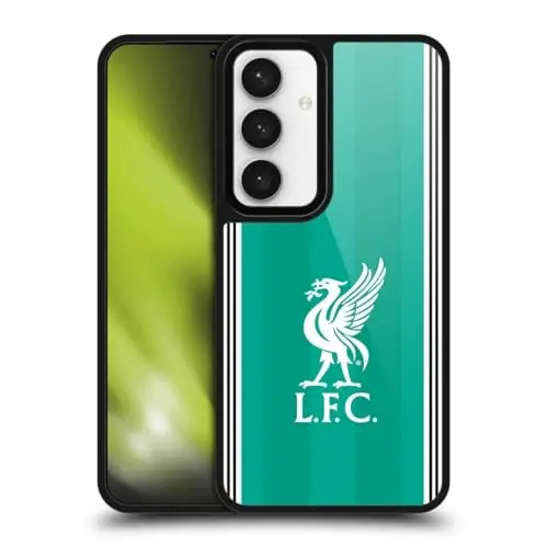 Head Case Designs Officially Licensed Liverpool Football Club Third 2025/26 Kit Gel Armour Case [Military Grade Protection] Compatible with Samsung Galaxy S24 5G 