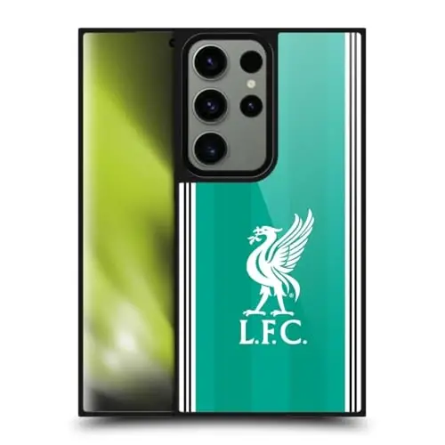 Head Case Designs Officially Licensed Liverpool Football Club Third 2025/26 Kit Gel Armour Case [Military Grade Protection] Compatible with Samsung Galaxy S24 Ultra 5G 