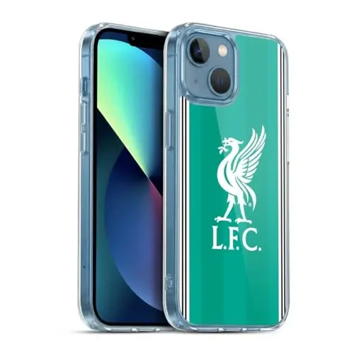 Head Case Designs Officially Licensed Liverpool Football Club Third 2025/26 Kit Gel Case [Military Grade Protection] Compatible with Apple iPhone 13 Mini and Compatible with MagSafe 