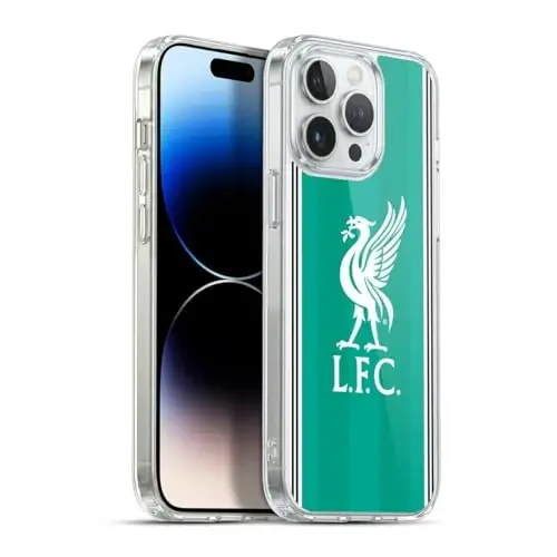 Head Case Designs Officially Licensed Liverpool Football Club Third 2025/26 Kit Gel Case [Military Grade Protection] Compatible with Apple iPhone 13 Pro Max and Compatible with MagSafe 