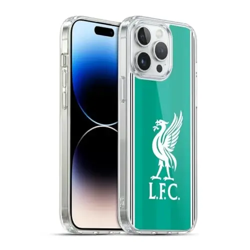 Head Case Designs Officially Licensed Liverpool Football Club Third 2025/26 Kit Gel Case [Military Grade Protection] Compatible with Apple iPhone 14 Pro Max and Compatible with MagSafe - 6