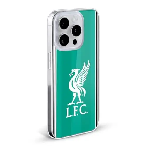 Head Case Designs Officially Licensed Liverpool Football Club Third 2025/26 Kit Gel Case [Military Grade Protection] Compatible with Apple iPhone 14 - 7