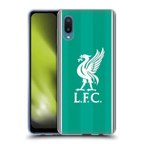 Head Case Designs Officially Licensed Liverpool Football Club Third 2025/26 Kit Gel Case [Military Grade Protection] Compatible with Samsung Galaxy A02/M02 (2021) 