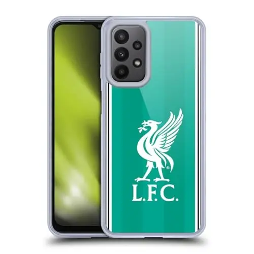 Head Case Designs Officially Licensed Liverpool Football Club Third 2025/26 Kit Gel Case [Military Grade Protection] Compatible with Samsung Galaxy A23 / 5G (2022) - 1