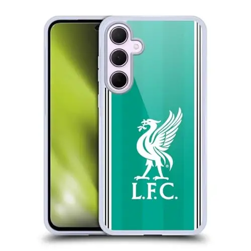 Head Case Designs Officially Licensed Liverpool Football Club Third 2025/26 Kit Gel Case [Military Grade Protection] Compatible with Samsung Galaxy A35 5G - 6