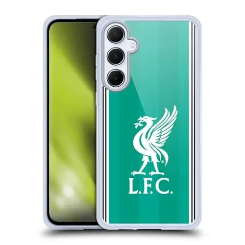 Head Case Designs Officially Licensed Liverpool Football Club Third 2025/26 Kit Gel Case [Military Grade Protection] Compatible with Samsung Galaxy A55 5G - 6