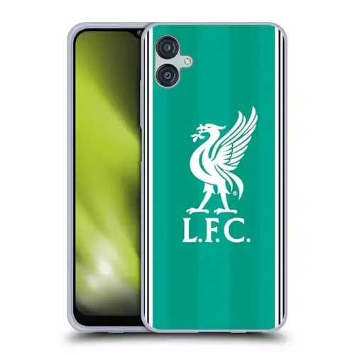 Head Case Designs Officially Licensed Liverpool Football Club Third 2025/26 Kit Gel Case [Military Grade Protection] Compatible with Samsung Galaxy M04 5G / A04e 