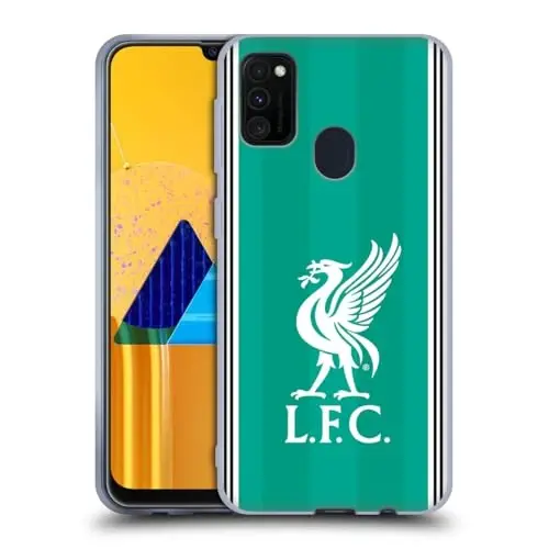 Head Case Designs Officially Licensed Liverpool Football Club Third 2025/26 Kit Gel Case [Military Grade Protection] Compatible with Samsung Galaxy M30s (2019)/M21 (2020) 
