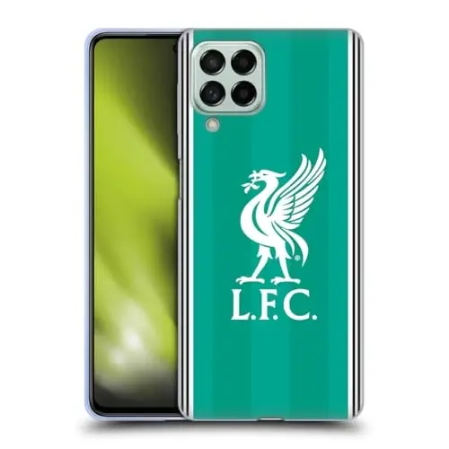 Head Case Designs Officially Licensed Liverpool Football Club Third 2025/26 Kit Gel Case [Military Grade Protection] Compatible with Samsung Galaxy M53 (2022) 