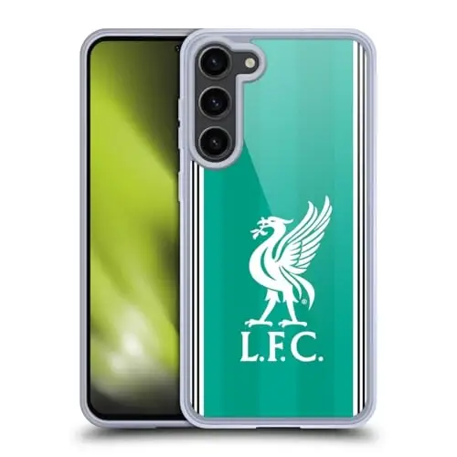 Head Case Designs Officially Licensed Liverpool Football Club Third 2025/26 Kit Gel Case [Military Grade Protection] Compatible with Samsung Galaxy S23+ 5G and Compatible with MagSafe - HEAD CASE DESIGNS