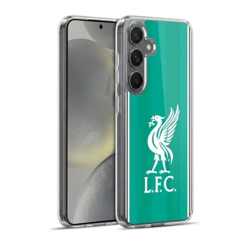 Head Case Designs Officially Licensed Liverpool Football Club Third 2025/26 Kit Gel Case [Military Grade Protection] Compatible with Samsung Galaxy S24+ 5G and Compatible with MagSafe 