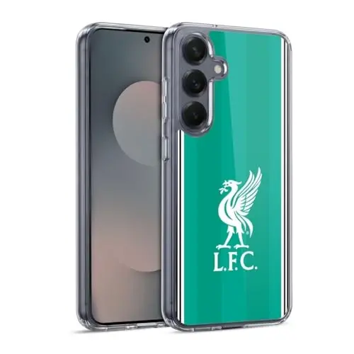Head Case Designs Officially Licensed Liverpool Football Club Third 2025/26 Kit Gel Case [Military Grade Protection] Compatible with Samsung Galaxy S25 and Compatible with MagSafe - 1