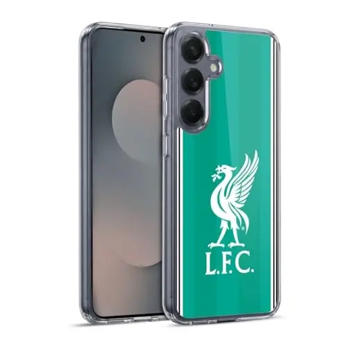 Head Case Designs Officially Licensed Liverpool Football Club Third 2025/26 Kit Gel Case [Military Grade Protection] Compatible with Samsung Galaxy S25+ and Compatible with MagSafe - 1