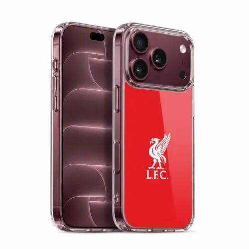 Head Case Designs Officially Licensed Liverpool Football Club White Logo in Red Liver Bird Gel Case [Military Grade Protection] Compatible with Apple iPhone 18 Pro and Compatible with MagSafe - Head Case Designs