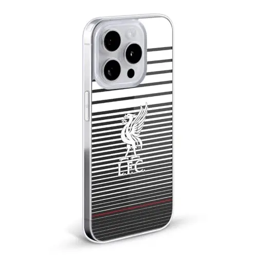 Head Case Designs Officially Licensed Liverpool Football Club White On Black Kit Liver Bird Gel Case [Military Grade Protection] Compatible with Apple iPhone 12 Pro Max and Compatible with MagSafe - HEAD CASE DESIGNS (1)