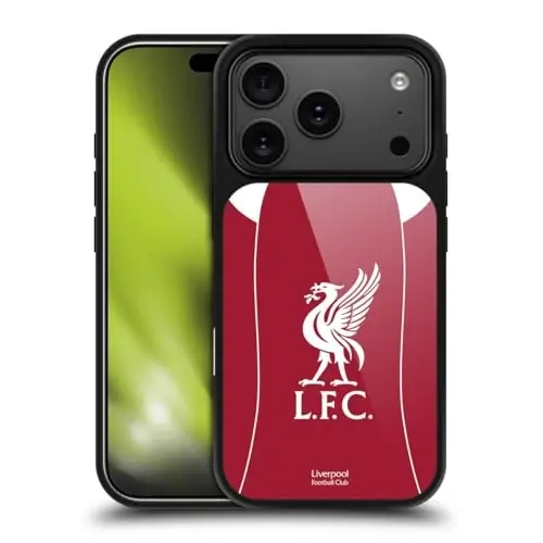 Head Case Designs Официально Лицензированный Чехол Liverpool Football Club Home 2025/26 Kit Gel Armour [Защита Военного Уровня] Совместим с Apple iPhone 17 Pro 