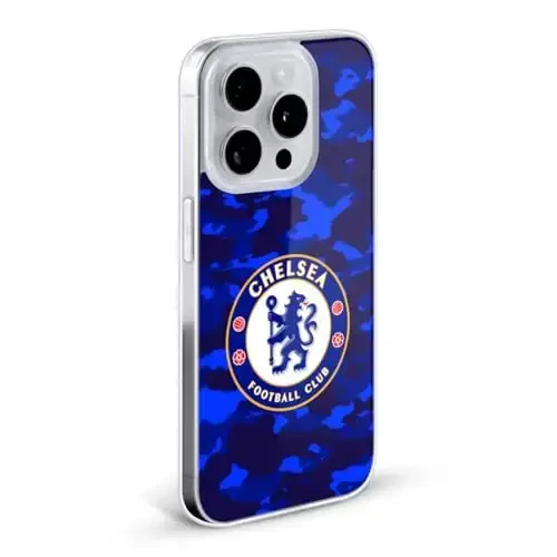 Head Case Designs официально лицензированный футбольный клуб Chelsea Camouflage Crest Мягкий гелевый чехол, совместимый с Apple iPhone 12 Mini - 9