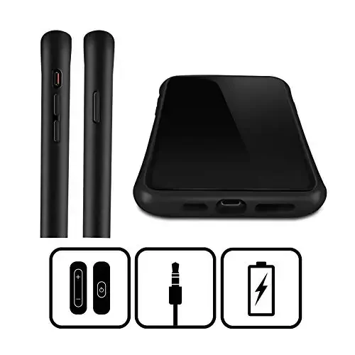 Head Case Designs Официально лицензированный футбольный клуб Chelsea Полутоновый герб Гибридный чехол, совместимый с Apple iPhone 11 - 3