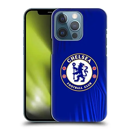 Head Case Designs Официально лицензированный футбольный клуб Chelsea Super Graphic Crest Жесткий чехол, совместимый с Apple iPhone 13 Pro - HEAD CASE DESIGNS