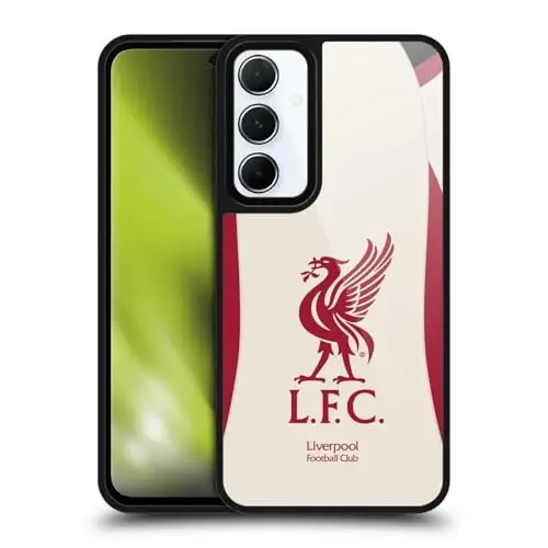Head Case Designs Официально лицензированный футбольный клуб Liverpool Away 2025/26 Kit Gel Armour Case [Military Grade Protection] Compatible with Samsung Galaxy A55 5G - 3
