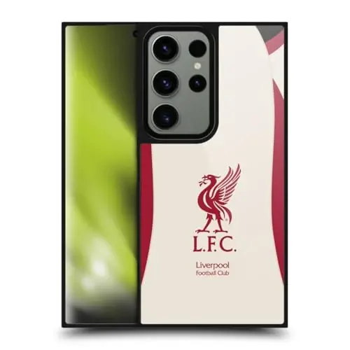 Head Case Designs Официально лицензированный футбольный клуб Liverpool Away 2025/26 Kit Gel Armour Case [Military Grade Protection] Совместим с Samsung Galaxy S24 Ultra 5G - 4