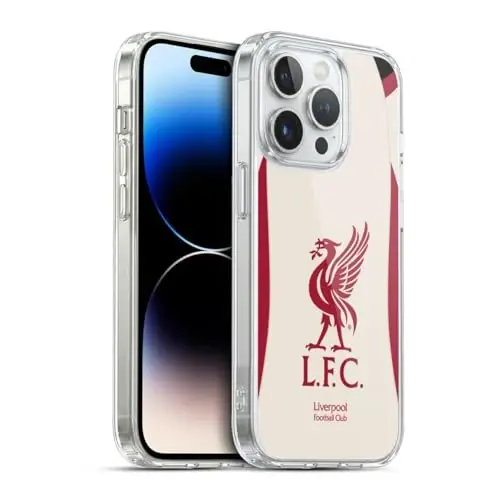 Head Case Designs Официально лицензированный футбольный клуб Liverpool Away 2025/26 Kit Gel Case [Military Grade Protection] Совместим с Apple iPhone 13 Pro - 2